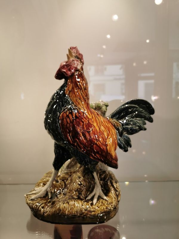 Coq en barbotine Choisy le Roy par Carrier Belleuse