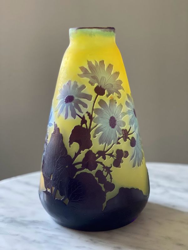 Vase Gallé  "Aux Marguerites"
