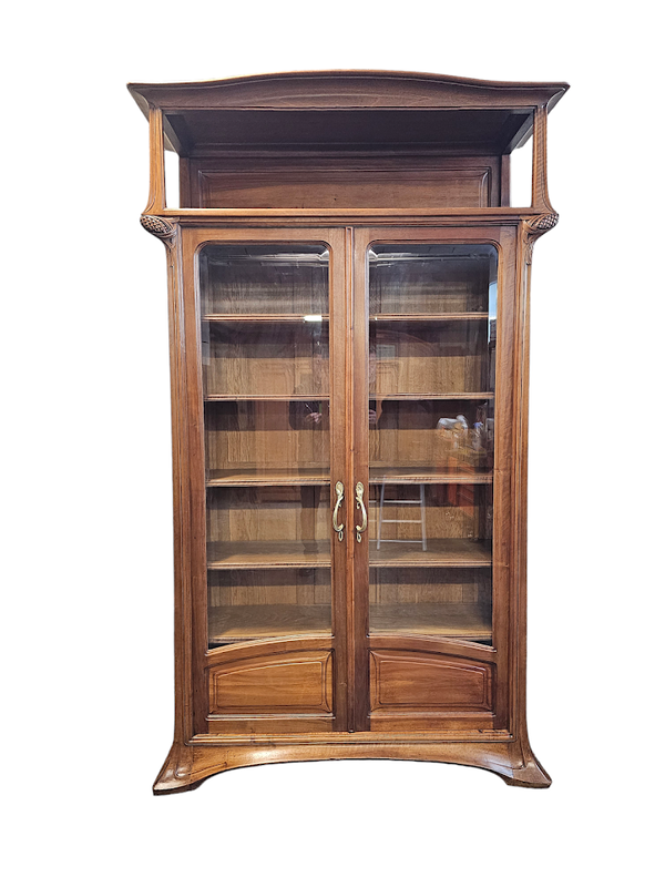Edouard Diot Vitrine Art Nouveau "Pommes de Pin"