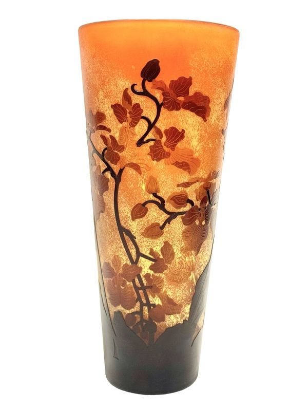 Emile Gallé Vase "Orchidées"