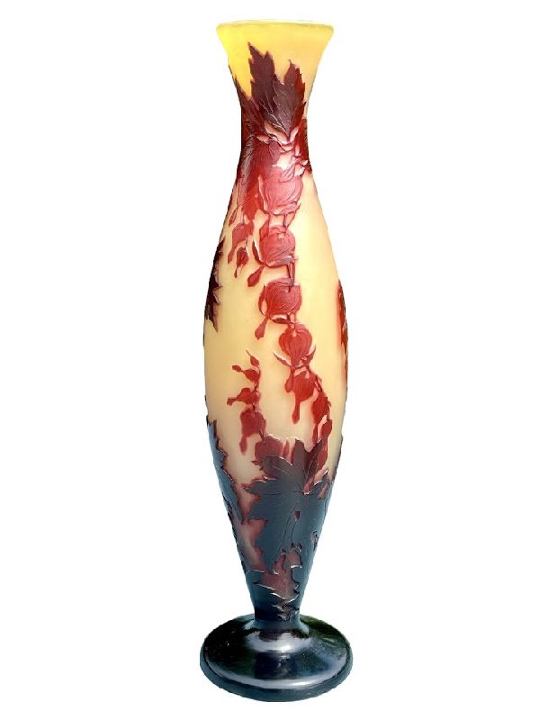 Emile Gallé Grand Vase "Cœur de Marie"
