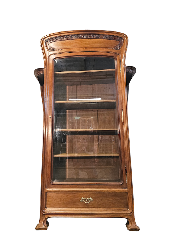Edouard Diot Vitrine Art Nouveau "Pommes de pin""