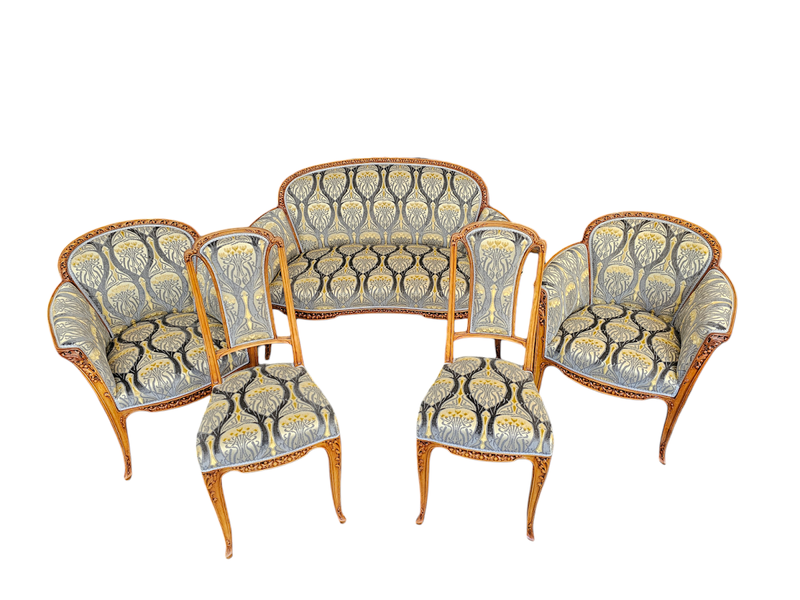 Louis Majorelle Ensemble de Salon "Aubépine"