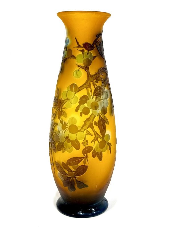 Emile Gallé Vase "Aux Prunus"