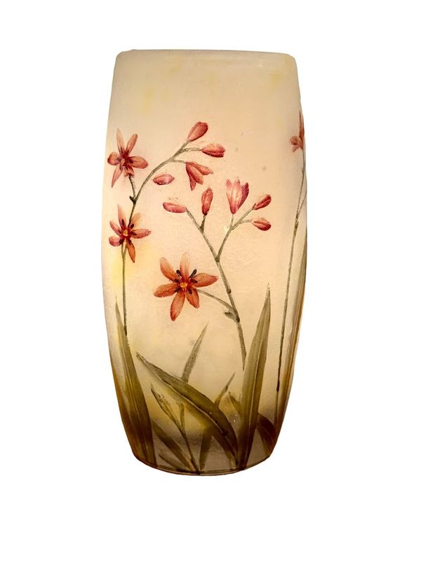 Daum Nancy Vase "Lis des Cafres"