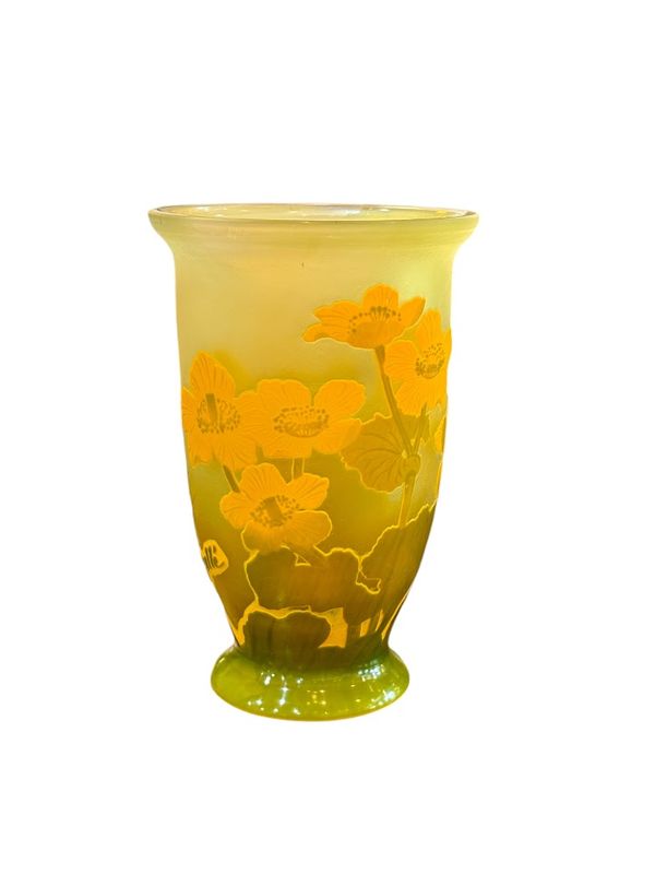 Emile Gallé Vase "Renoncules Des Près"
