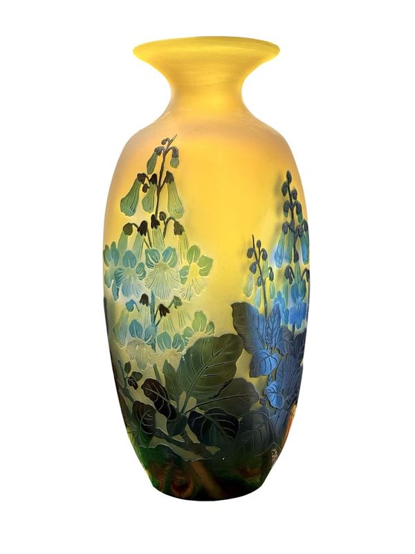 Emile Gallé Vase "Digitales Bleues"