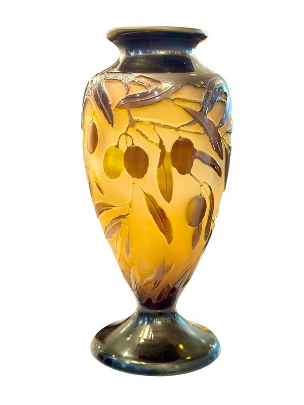 Emile Gallé Vase "Aux Olives"