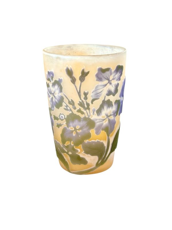 Emile Gallé Vase "Hydrangea Et Papillon"