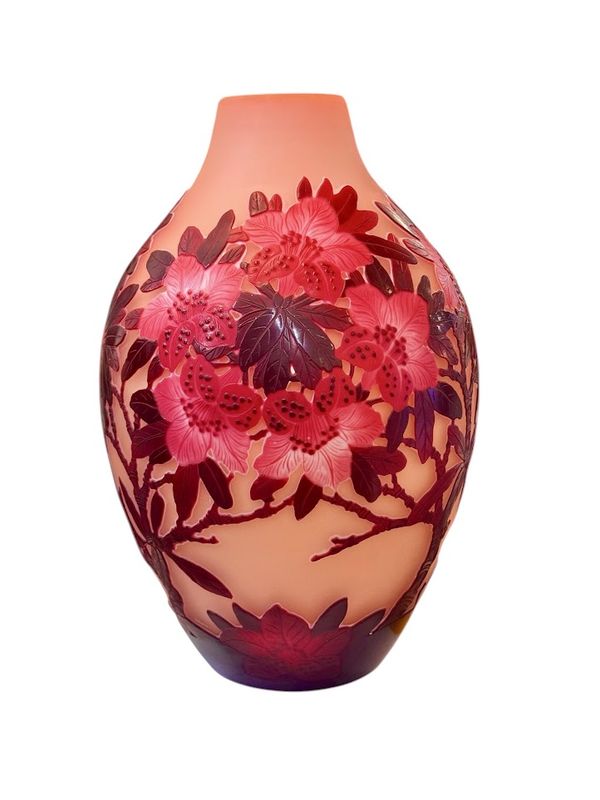 Emile Gallé Vase "Rhododendrons"