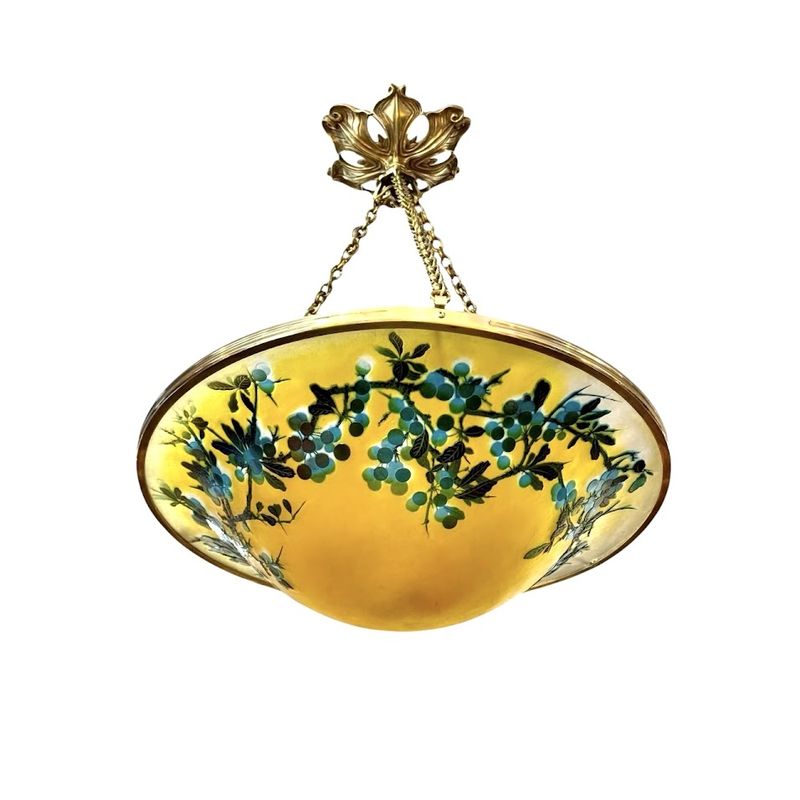 Emile Gallé Grande Vasque "Prunus"