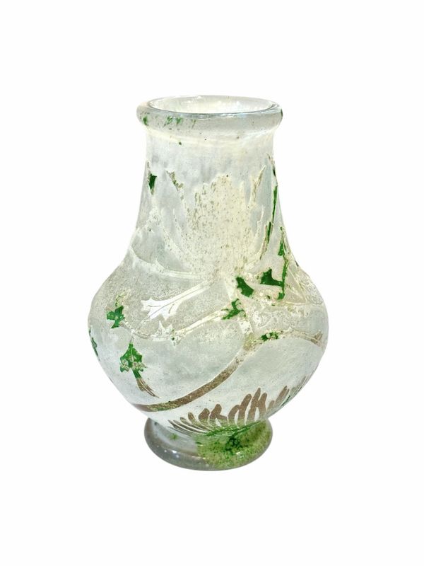 Daum Nancy Vase "Aux Chardons"