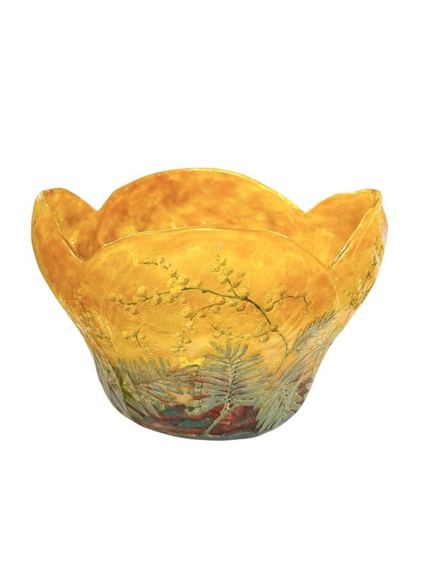 Daum Nancy Vase "Mimosa"