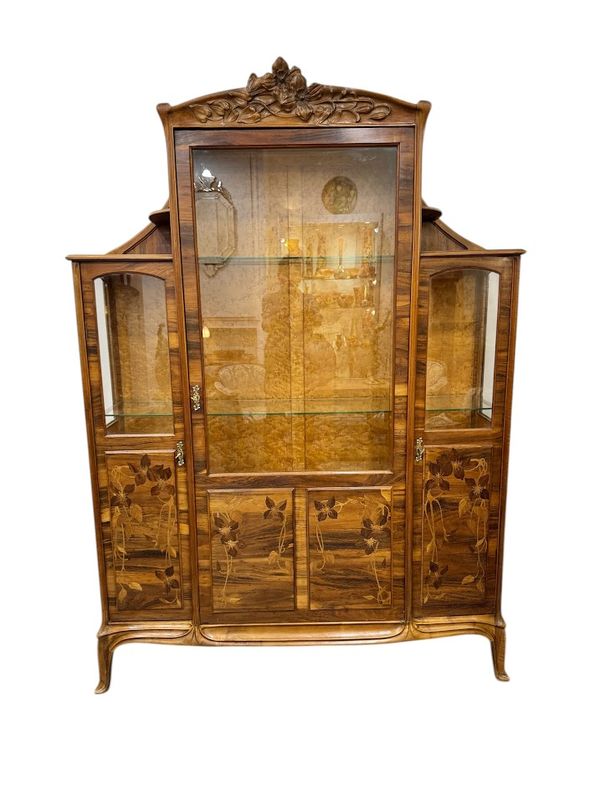 Camille Gauthier Vitrine Marquetée "Clématites"