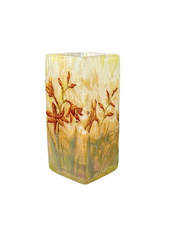 Daum Nancy Vase “Aux Freesias”