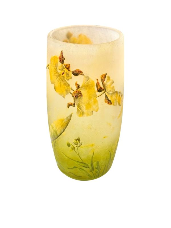 Daum Nancy Vase “Orchidées”
